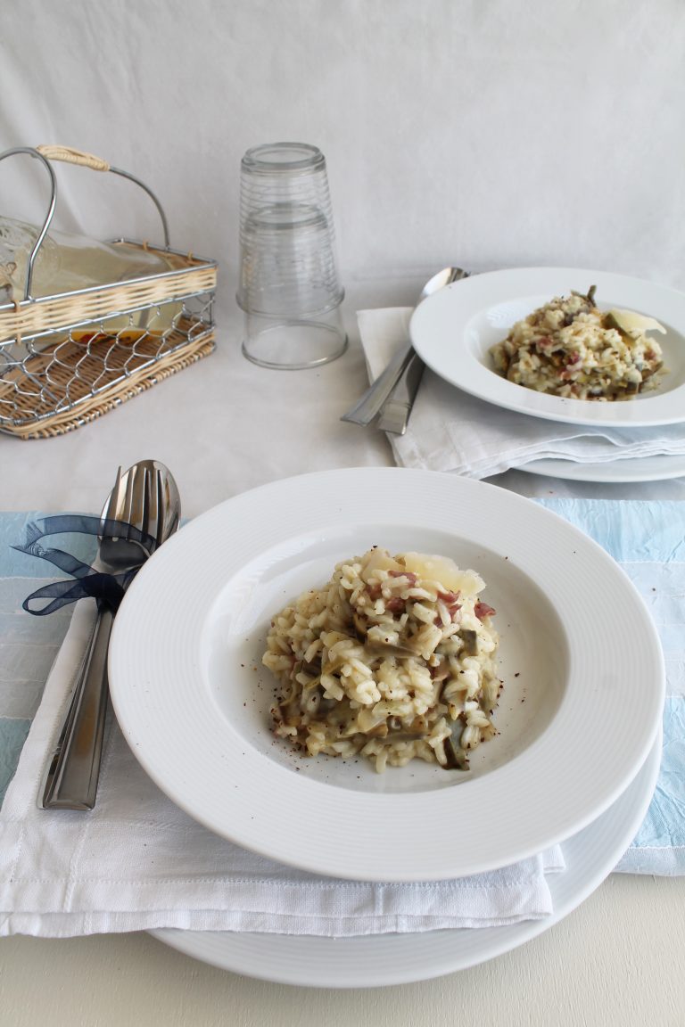 Risotto ai carciofi - La Cassata Celiaca