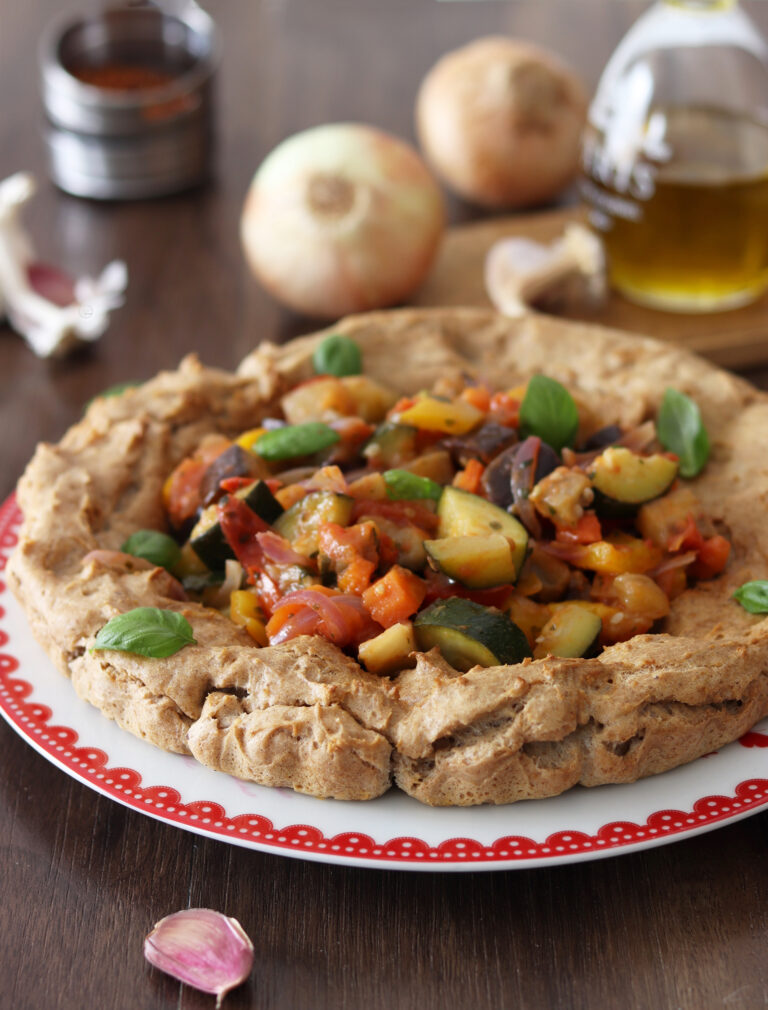 Ratatouille en croûte de choux sans gluten - La Cassata Celiaca