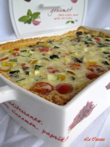 Quiche alle verdure senza glutine e con videoricetta - La Cassata Celiaca