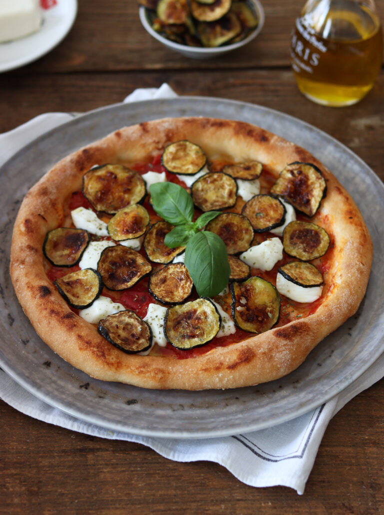 Pizza certosa e zucchine senza glutine - La Cassata Celiaca