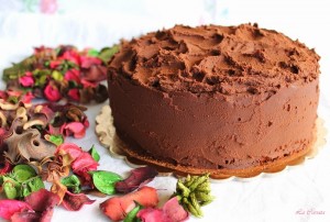 Devil's food cake sans gluten - La Cassata Celiaca