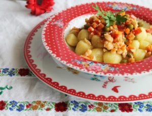 Gnocchi di patate con ragù di pesce - La Cassata Celiaca