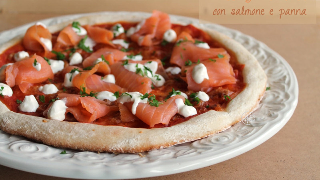 Pizza Senza Glutine Con Salmone E Panna La Cassata Celiaca