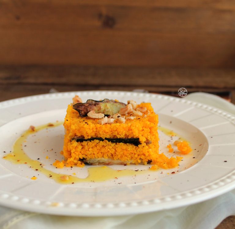 Millefoglie di cous cous e zucchine senza glutine- La Cassata Celiaca