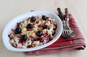 Risotto au raisin noir sans gluten - La Cassata Celiaca