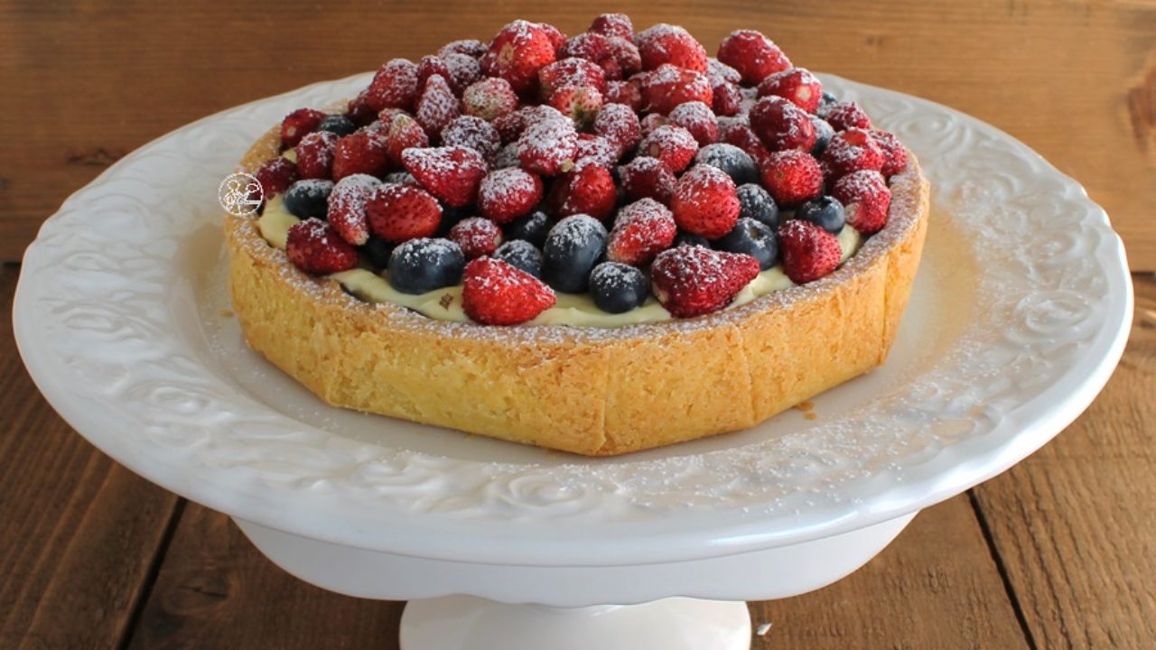 Crostata Con Crema E Frutti Di Bosco Senza Glutine La Cassata Celiaca