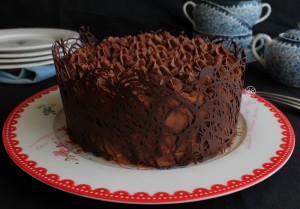 Boston chocolate cake sans gluten - La Cassata Celiaca