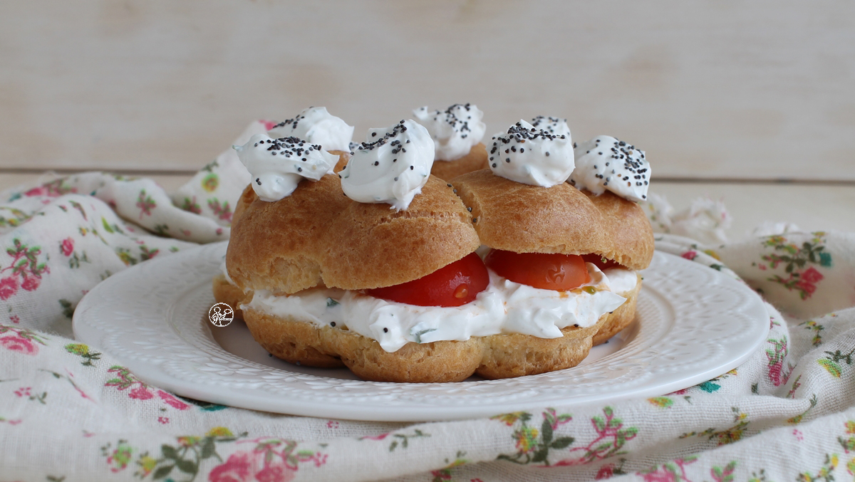 Paris Brest avec fromage et tomates sans gluten - La Cassata