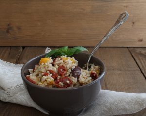 Salade multi céréales avec légumes - La Cassata Celiaca