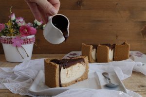 New York Cheesecake au chocolat et sans gluten - La Cassata Celiaca