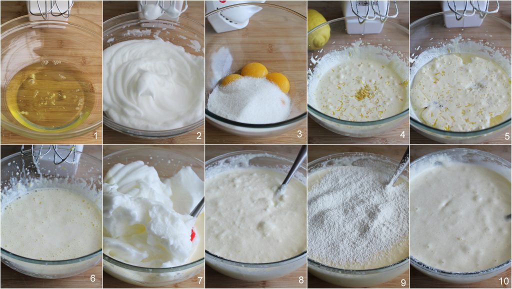 Fluffosa al limone e arancia senza glutine - La Cassata Celiaca