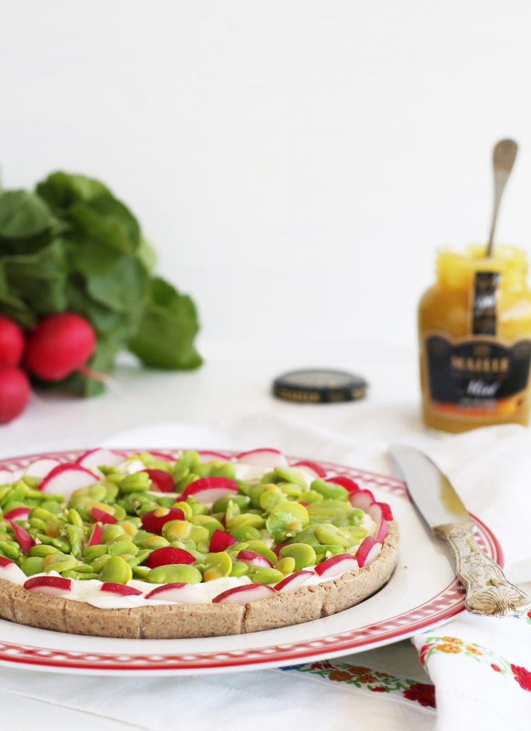 Crostata gluten free di formaggio e favette  - La Cassata Celiaca