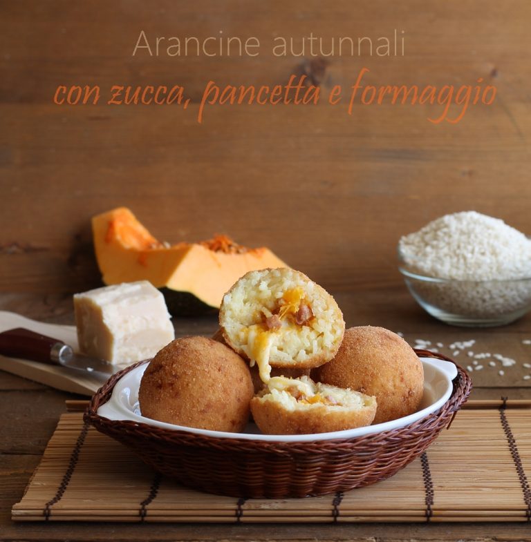 Arancine alla zucca senza glutine per Nutrifree - La Cassata Celiaca