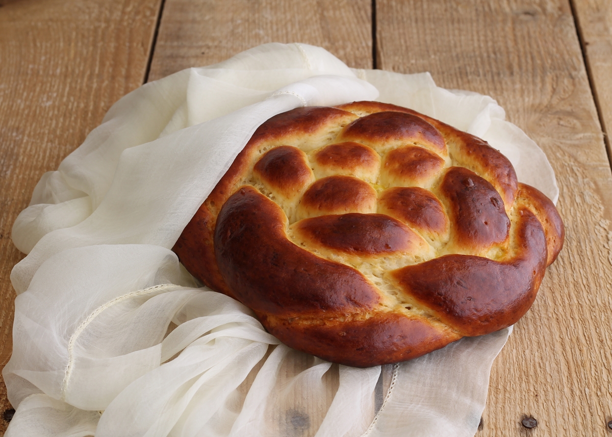 Brioche intrecciata senza glutine - La Cassata Celiaca