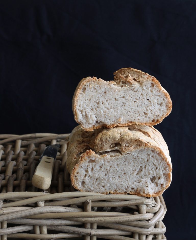 Pane senza glutine con farine naturali, no mix - La Cassata Celiaca