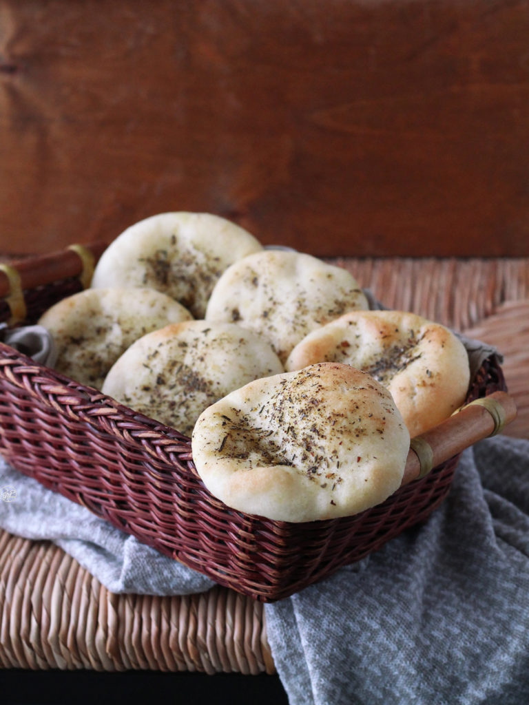 Manakish sans gluten avec za'atar - La Cassata Celiaca