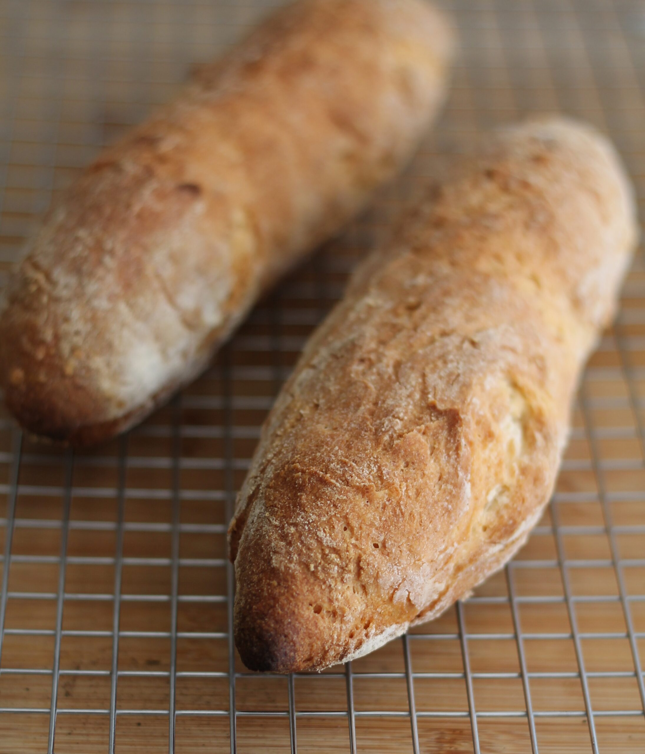 Baguette sans gluten et sans mix du commerce - La Cassata Celiaca