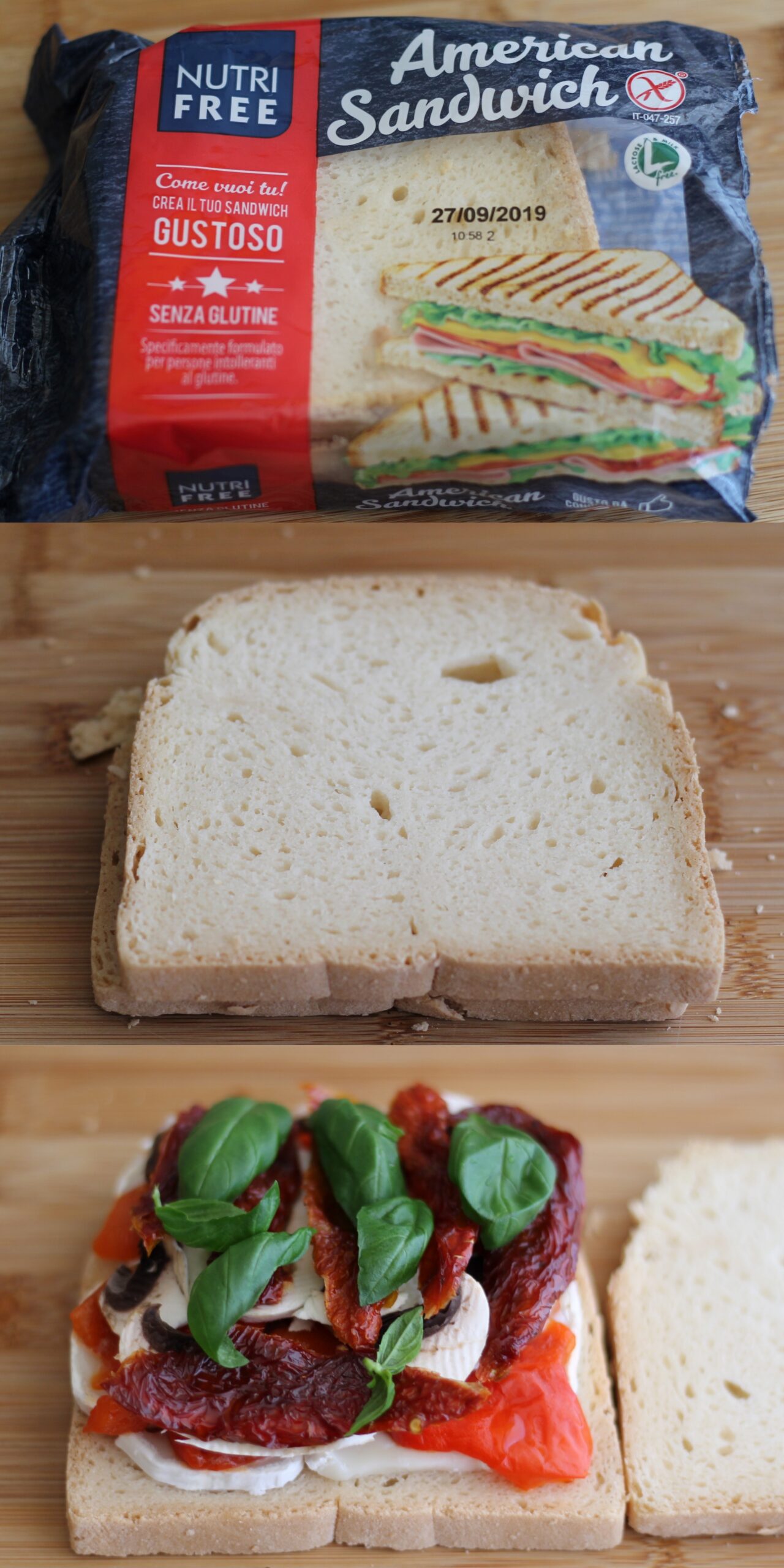 Toast sans gluten au chèvre et poivrons - La Cassata Celiaca