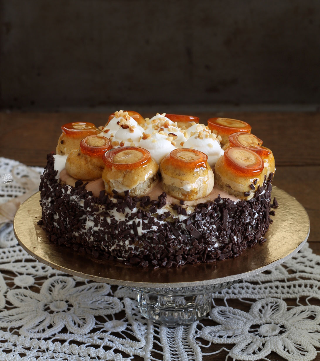 Saint-Honoré ciocco-caffè senza glutine - La Cassata Celiaca