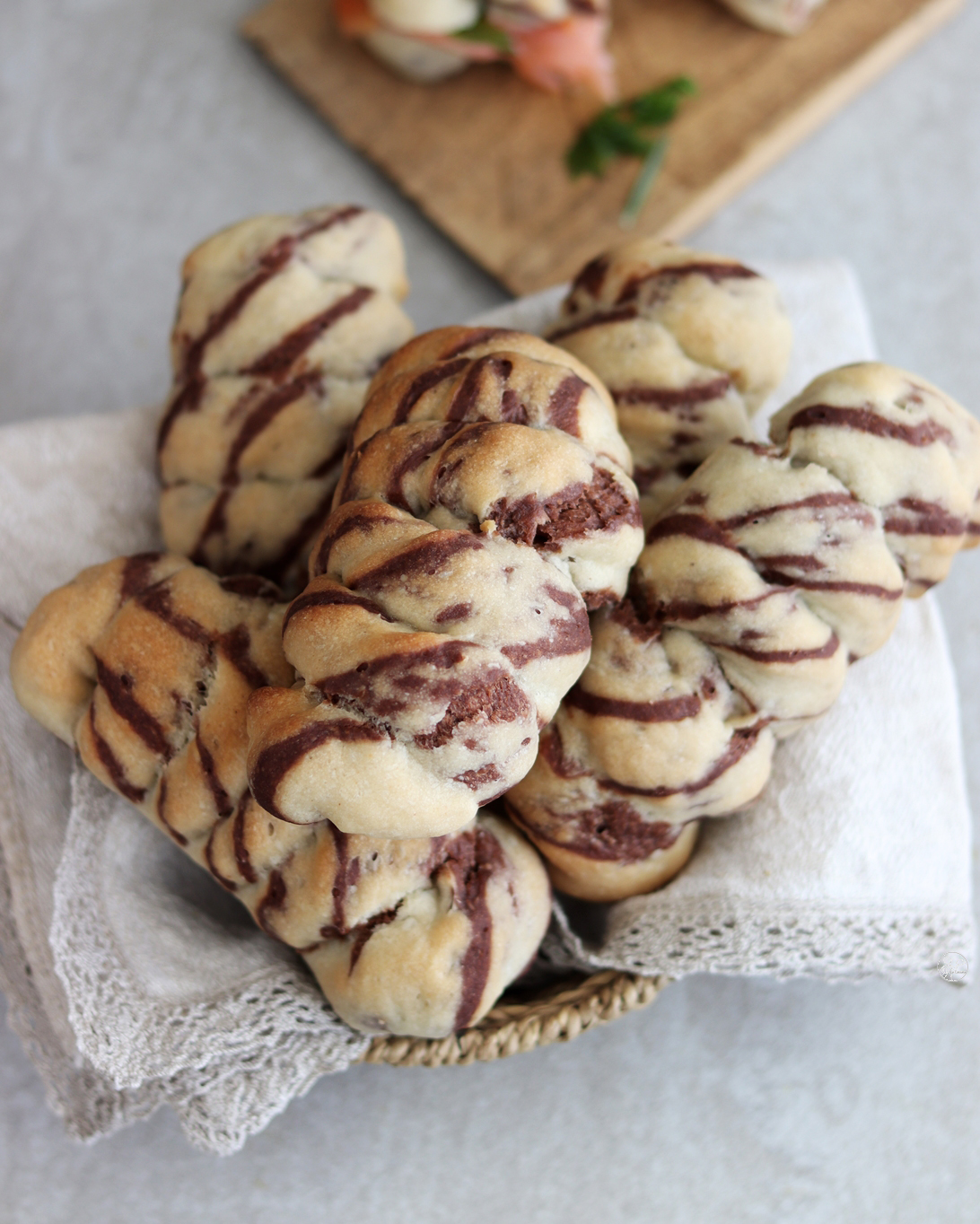 Panini a spirale bicolore senza glutine - La Cassata Celiaca