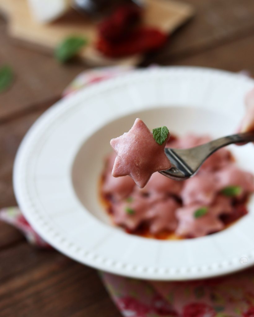 Stelline di pasta ripiena con Miscela Oro Pasta Fresca - La Cassata Celiaca