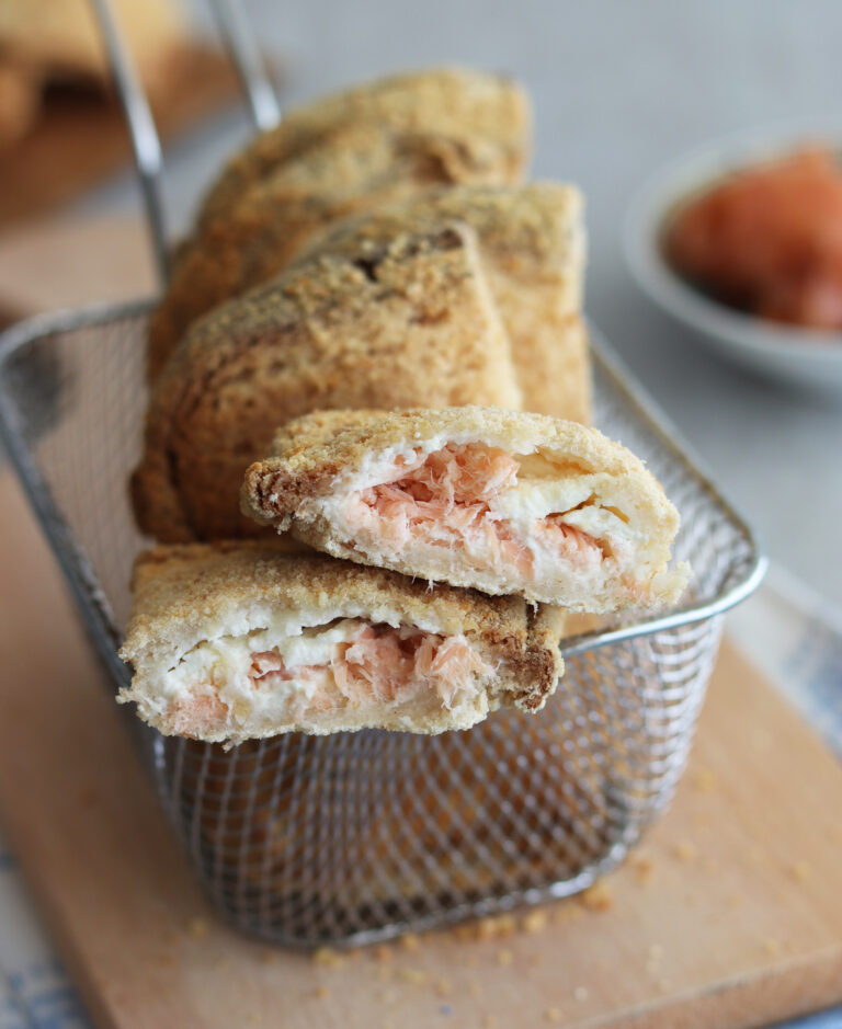 Croque-monsieur au saumon fumé sans gluten- La Cassata Celiaca