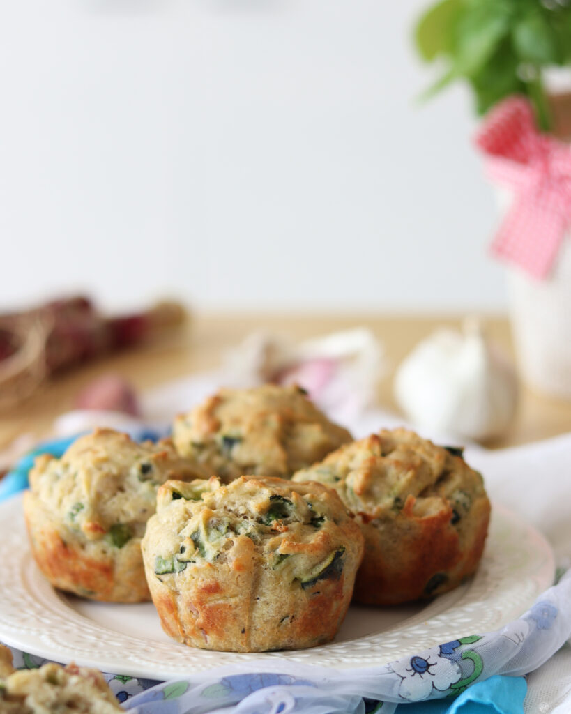 Muffins salés aux légumes sans gluten - La Cassata Celiaca