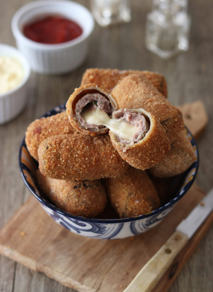 Croquettes d'aubergine et de viande - La Cassata Celiaca