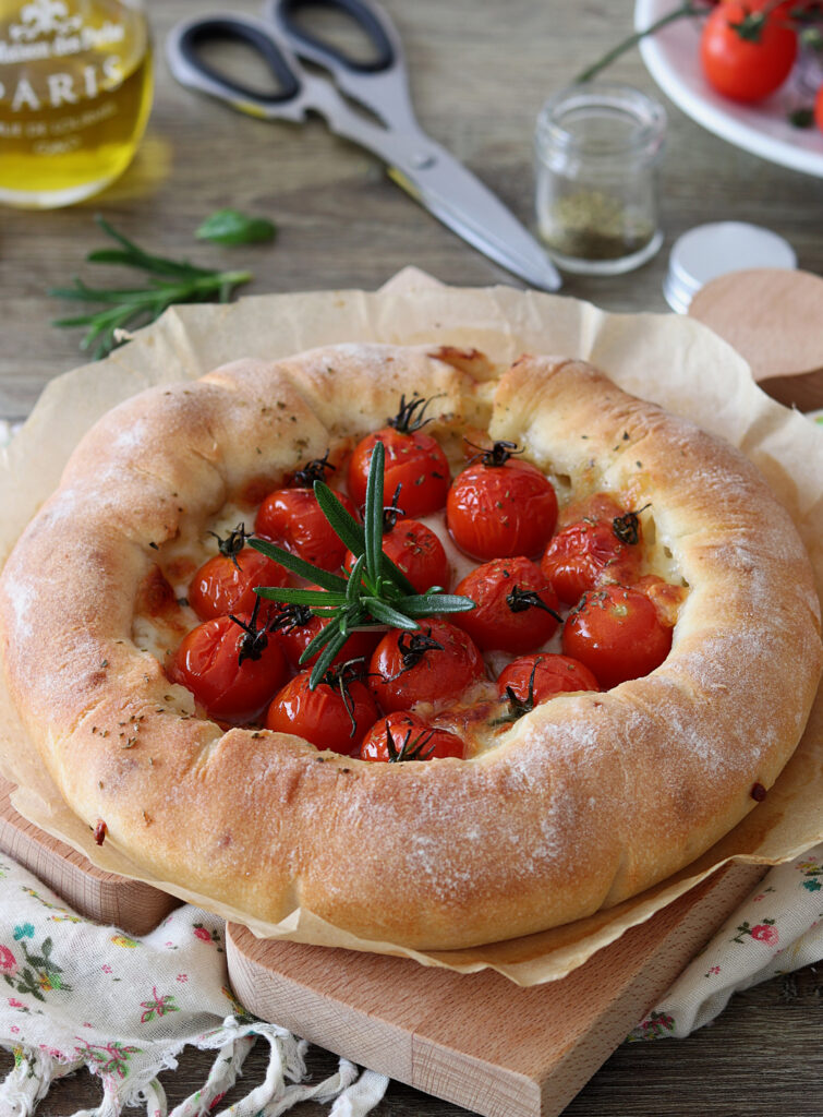 Focaccia ai pomodorini senza glutine - La Cassata Celiaca