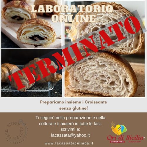 Laboratorio online di Croissants senza glutine