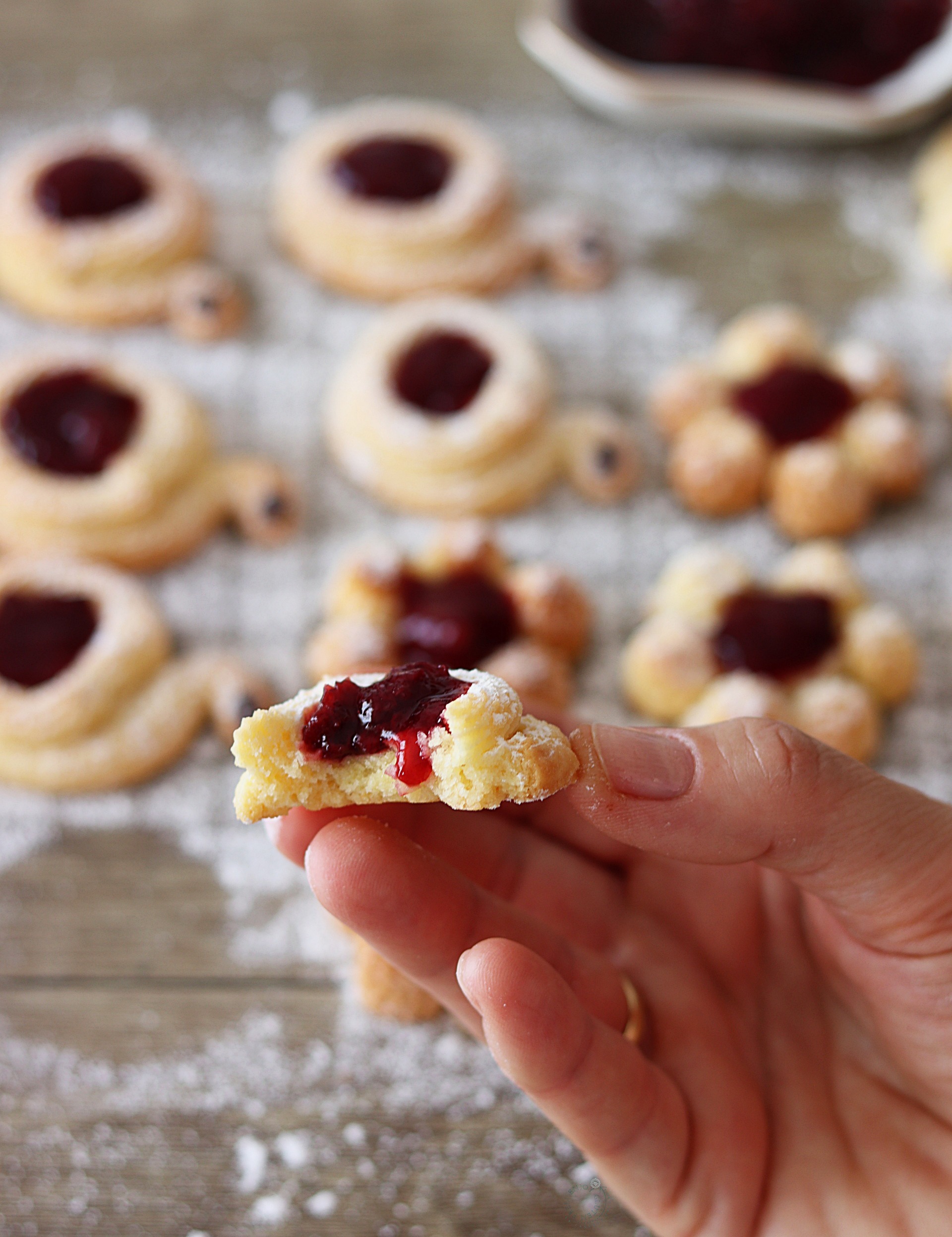 Sablés à la confiture sans gluten - La Cassata Celiaca