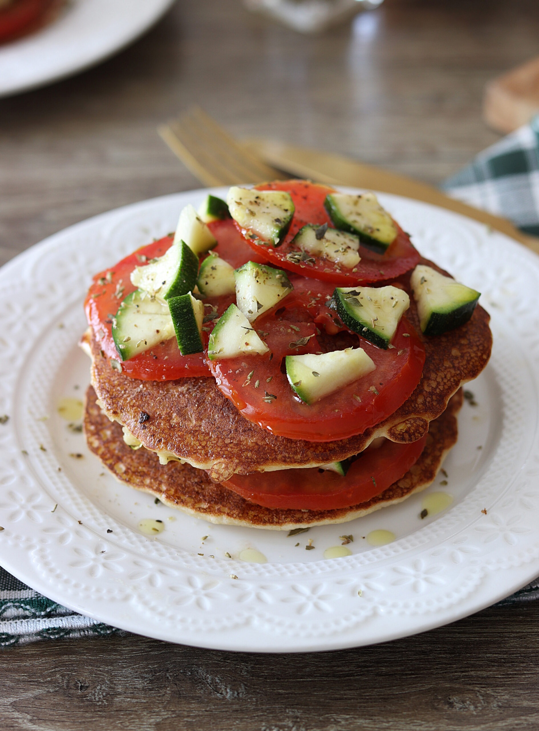 Pancakes au quinoa et à la farine complète sans gluten - La Cassata Celiaca