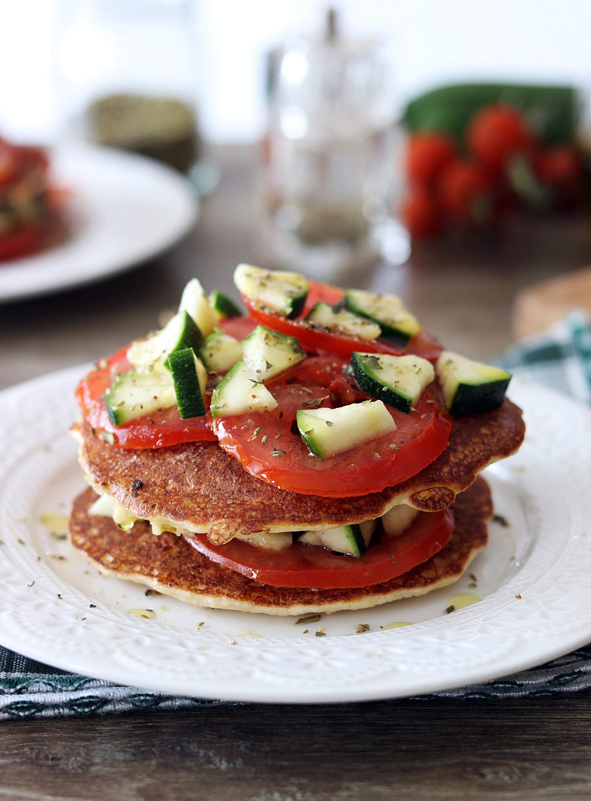 Pancakes au quinoa et à la farine complète sans gluten - La Cassata Celiaca