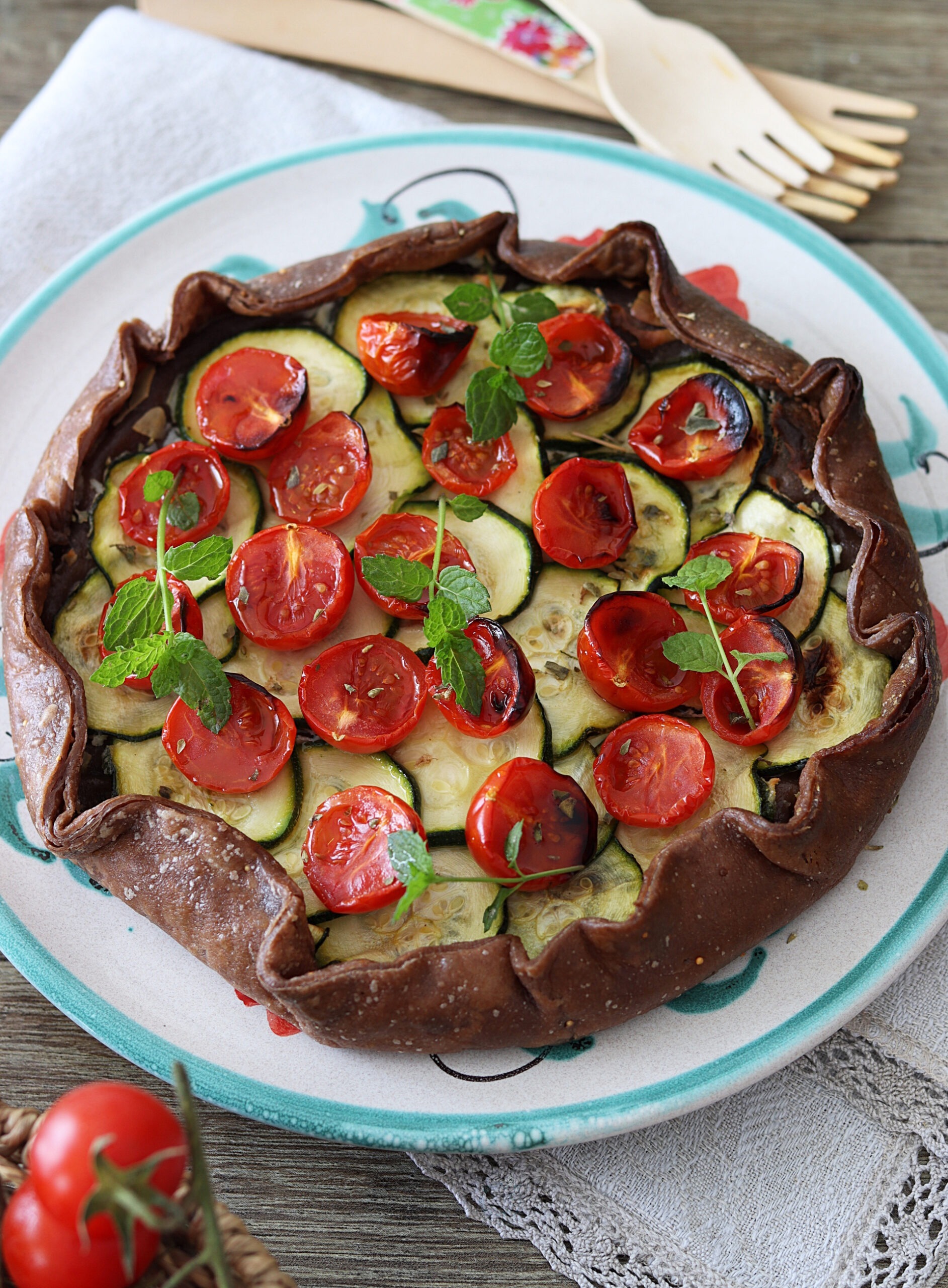 Torta salata alle zucchine senza glutine - La Cassata Celiaca