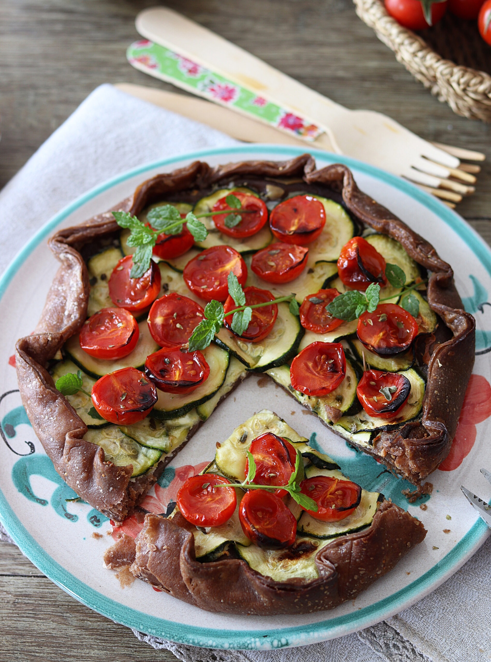 Torta salata alle zucchine senza glutine - La Cassata Celiaca