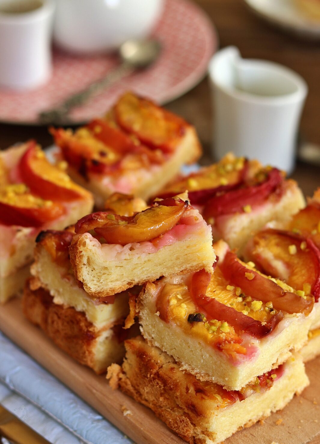 Baltimore peach cake sans gluten - La Cassata Celiaca