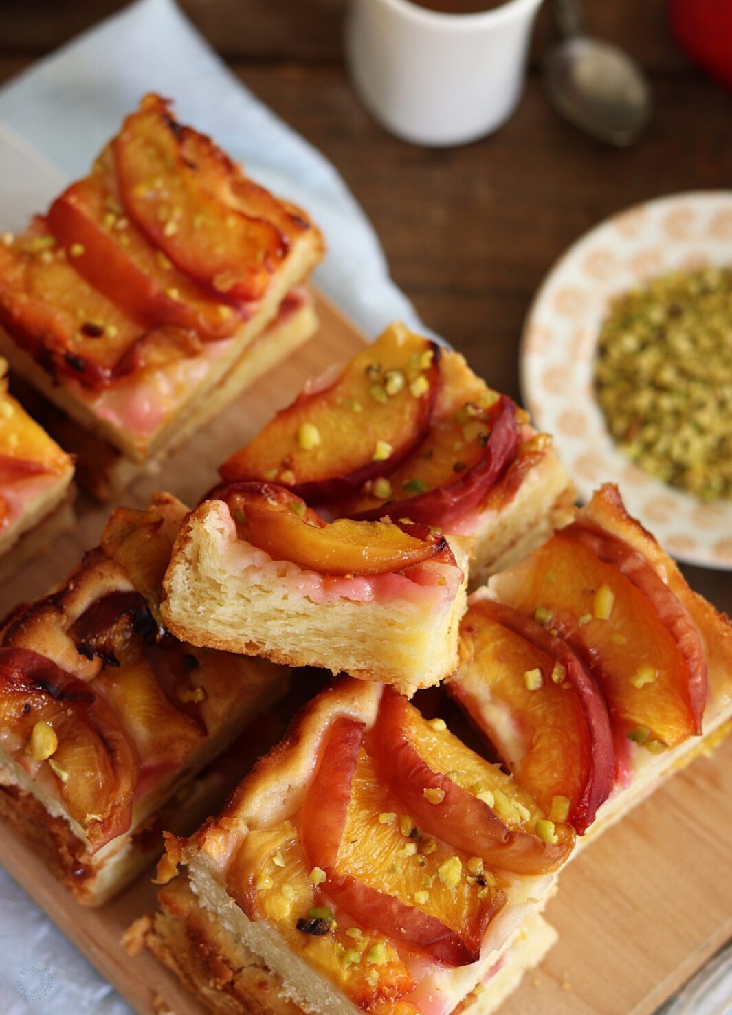 Baltimore peach cake sans gluten - La Cassata Celiaca