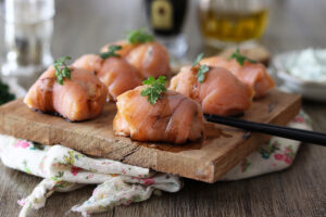 Involtini di salmone affumicato - La Cassata Celiaca