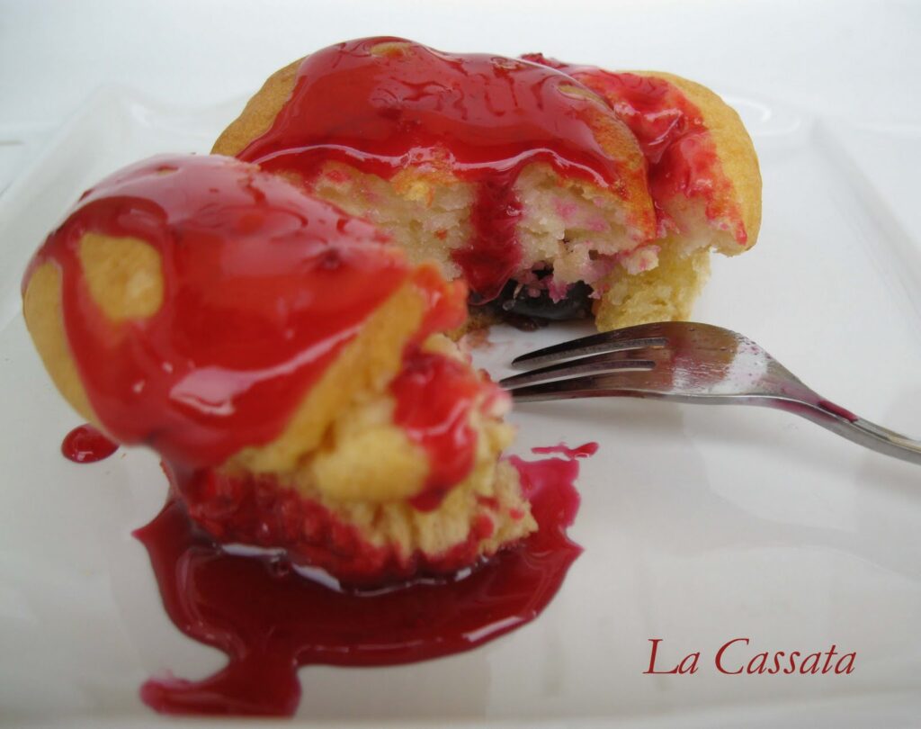 Muffins all'amarena Fabbri - La Cassata Celiaca