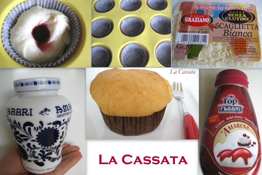 Muffins all'amarena Fabbri - La Cassata Celiaca