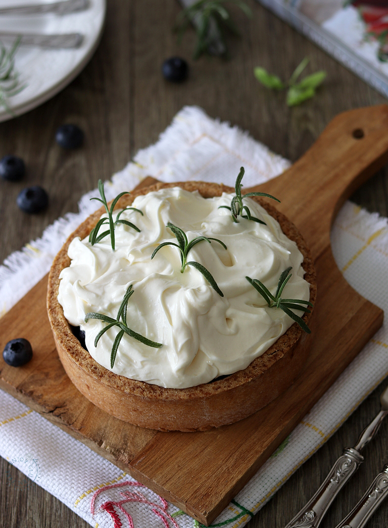 Tarte aux myrtilles sans gluten - La Cassata Celiaca