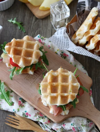 Gaufres salées sans gluten ou Gofri - La Cassata Celiaca