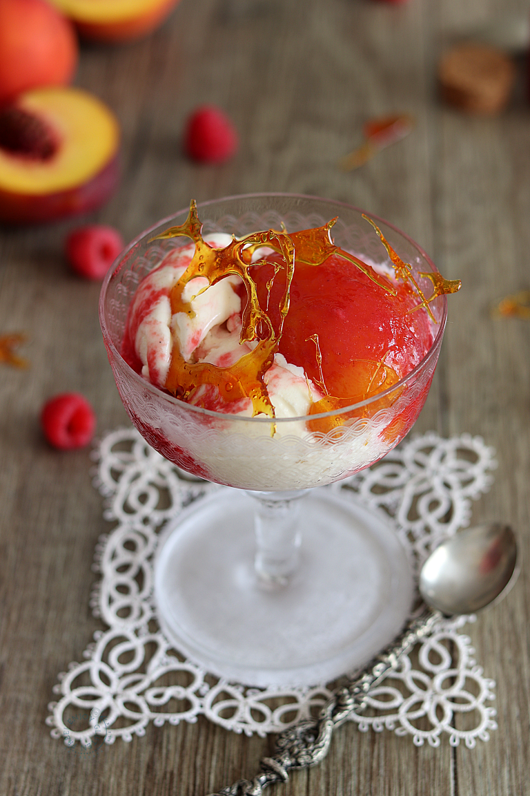 Pesca Melba originale: Ricetta facile e veloce - La Cassata Celiaca