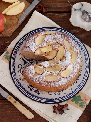 Gâteau aux pommes au Marsala - La Cassata Celiaca