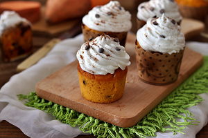 Muffins di zucca e patate dolci - La Cassata Celiaca