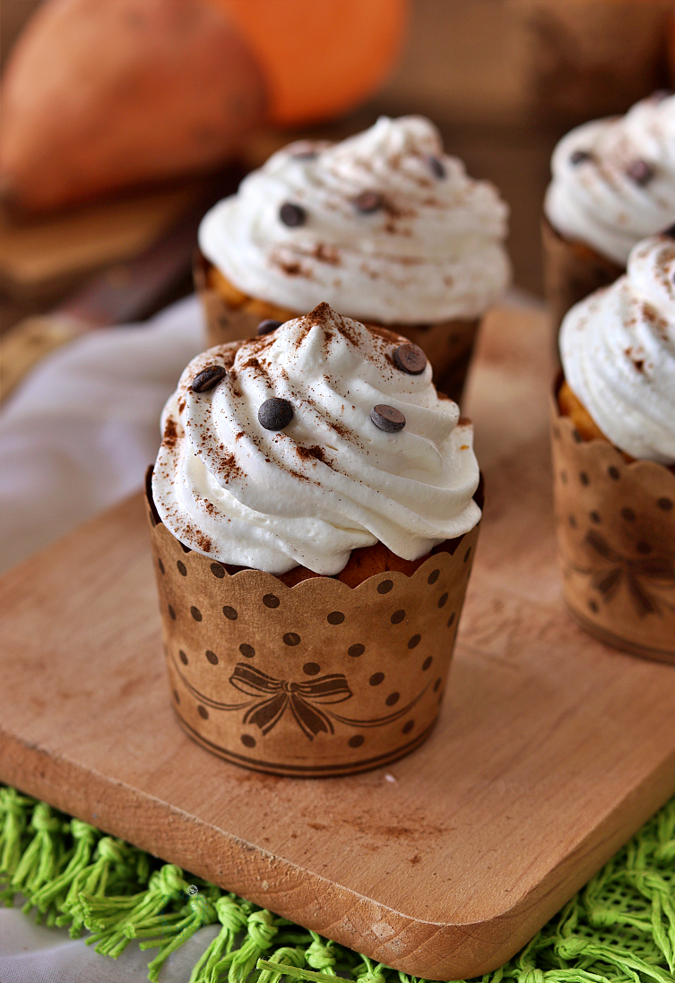 Muffins di zucca e patate dolci - La Cassata Celiaca