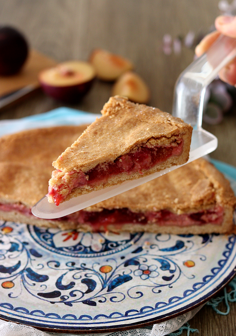 Crostata alle prugne - La Cassata Celiaca