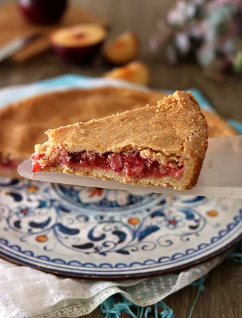 Crostata alle prugne - La Cassata Celiaca