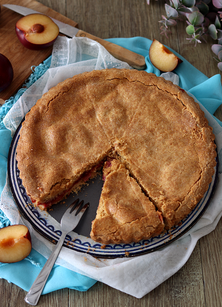 Crostata alle prugne - La Cassata Celiaca