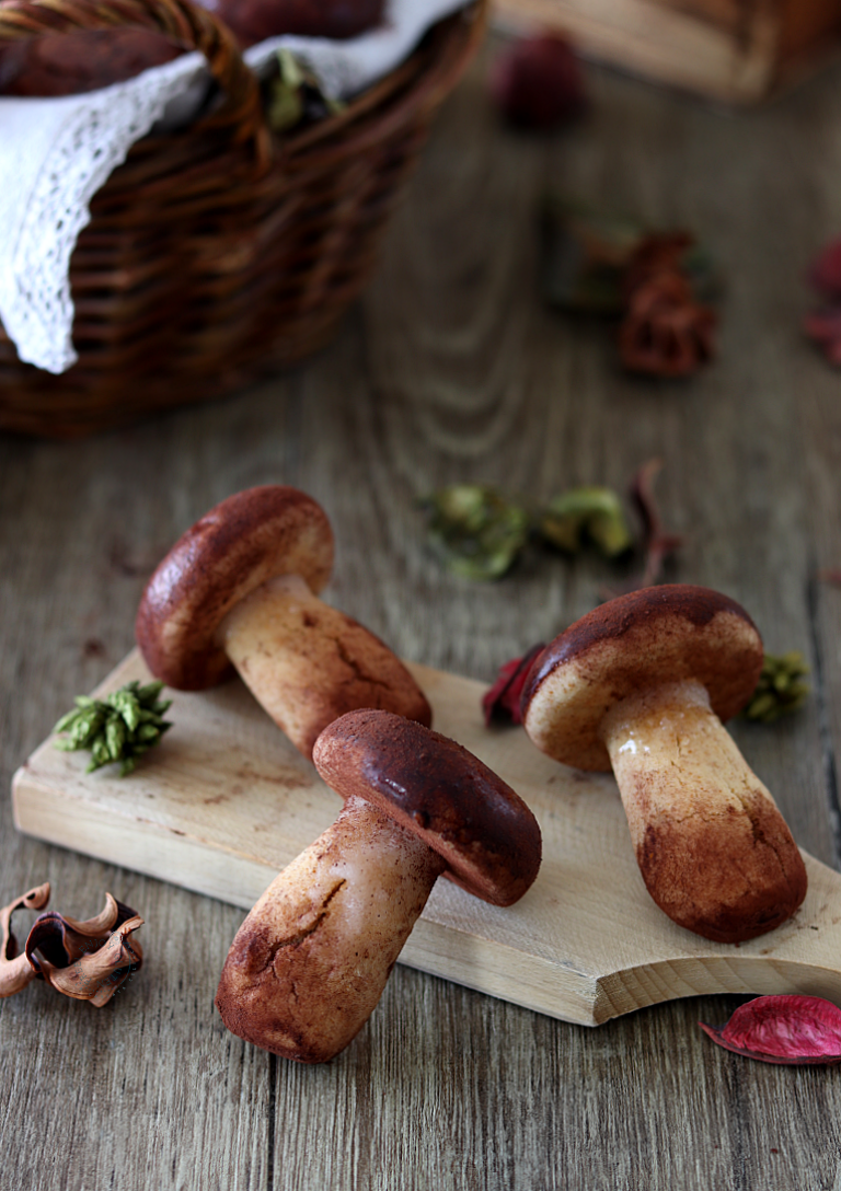 Champignons de pâte sablée - La Cassata Celiaca